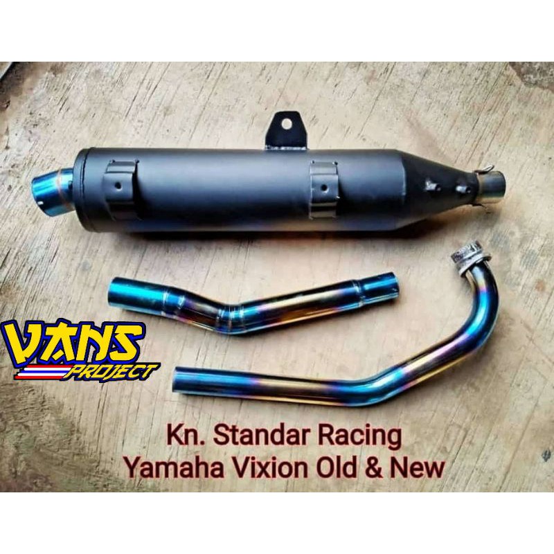 Knalpot Tsukigi Standar Racing Yamaha Vixion Old & New Leheran Twotone Pnp Tameng Nouvo Corong