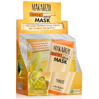  MAKARIZO  ADVISOR HAIR REPAIR MASK Sachet  15mL Shopee 