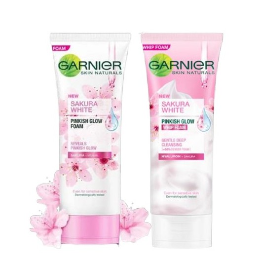 ☘️ CHAROZA ☘️ GARNIER Sakura White Pinkish Glow Foam / Whip Foam / Pinkish Radiance Foam