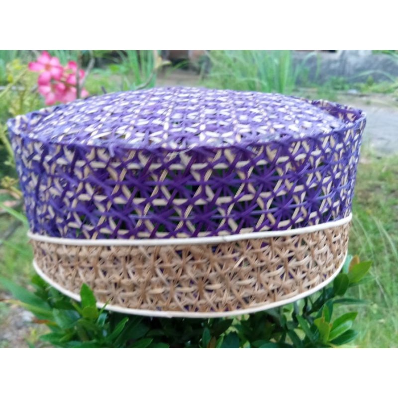 Songkok anyaman bambu / peci anyam bambu / kopiah anyaman bambu / kupluk / peci anyaaman / peci pria