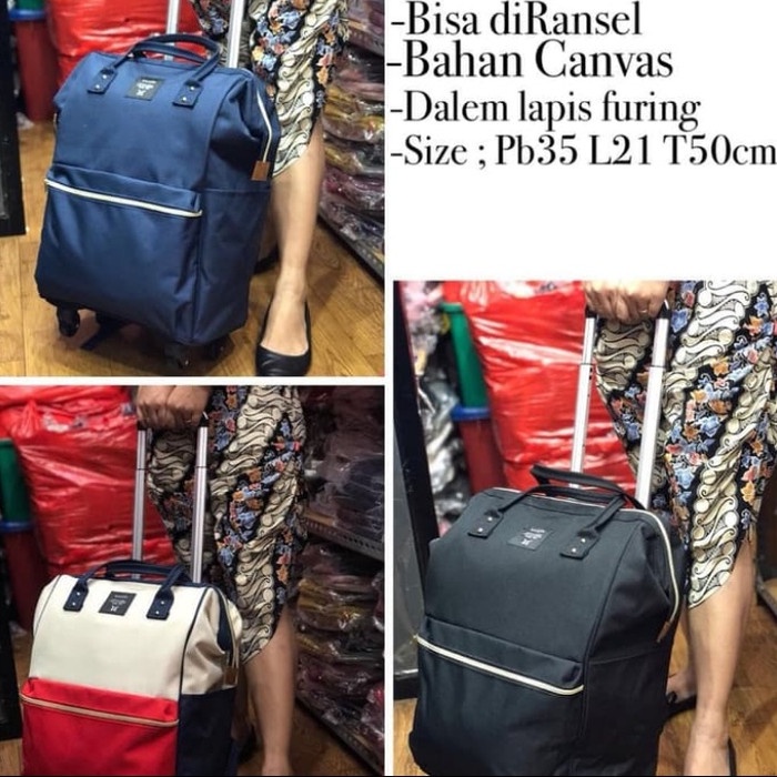 Koper - Travel Anello 4 Roda /Koper/Tas Besar/Ransel