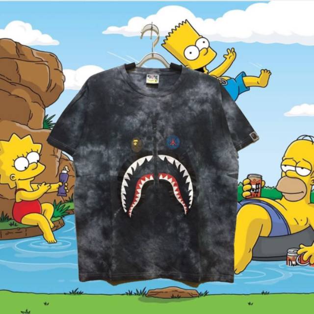 T-SHIRT BAPE X PSG PERFECT HIGH 1:1 MIRROR QUALITY