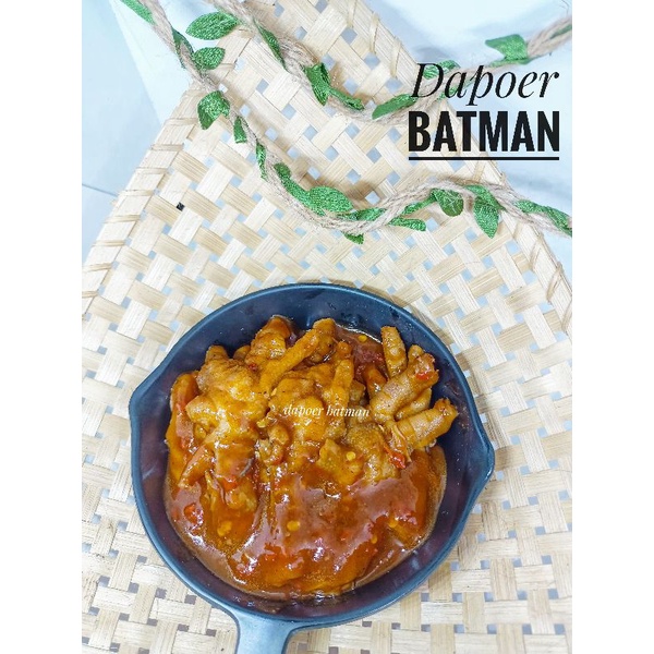 

dagbal/ ceker tanpa tulang saus mercon