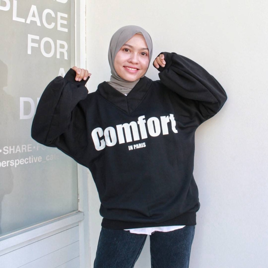 HOODIE PRIA DAN WANITA - COMFORT SWEATER - SWEATSHIRT SWEATER OVERSIZE AESTHETIC KOREA TERBARU- OTHE