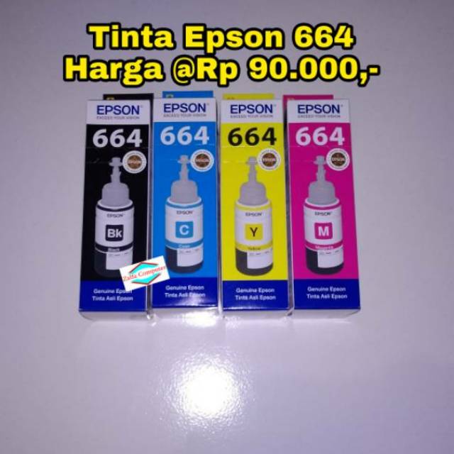 Tinta Printer Epson 664 Original