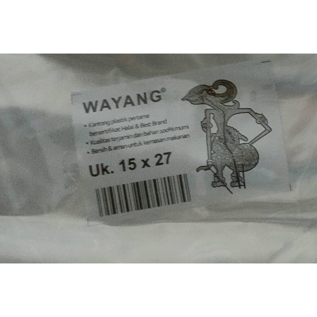 PLASTIK PP WAYANG 1/2kg DAN 1kg