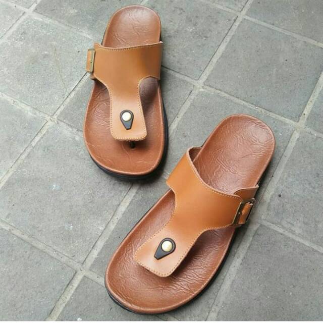 Sand kulit pria/sandal kulit ori/sandal kulit garut
