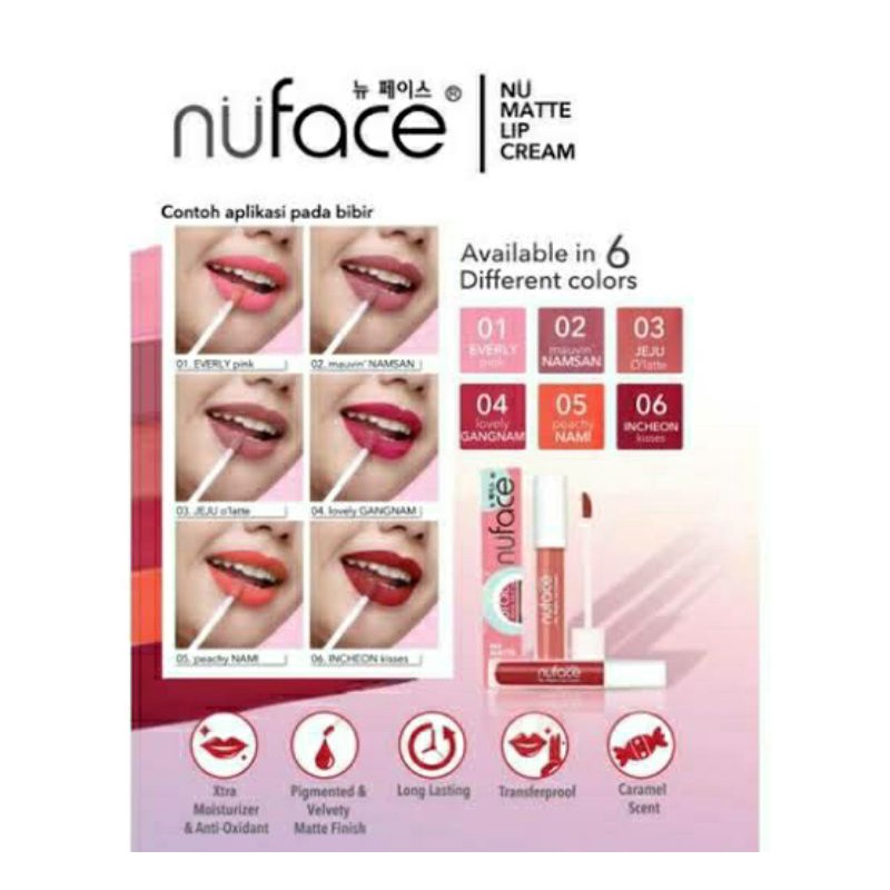 Lipstik Cair Lipcream NuFace