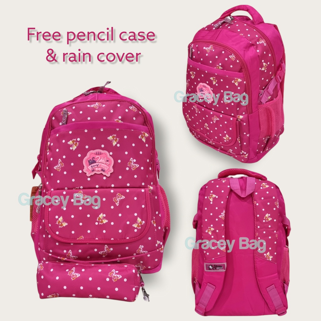 GB73620S Tas Ransel Anak Perempuan / Remaja Silvergirl