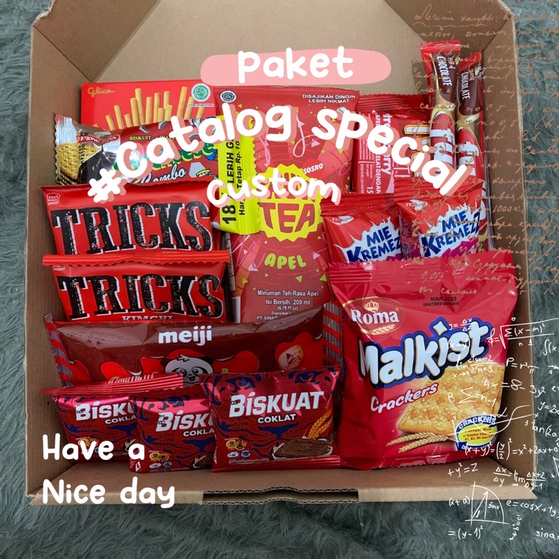 

Snack Box Merah Special