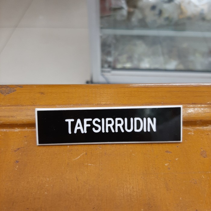 

Promo Bulan Ini Nama Dada Nama Tag Papan Nama Grafir Sale!!!