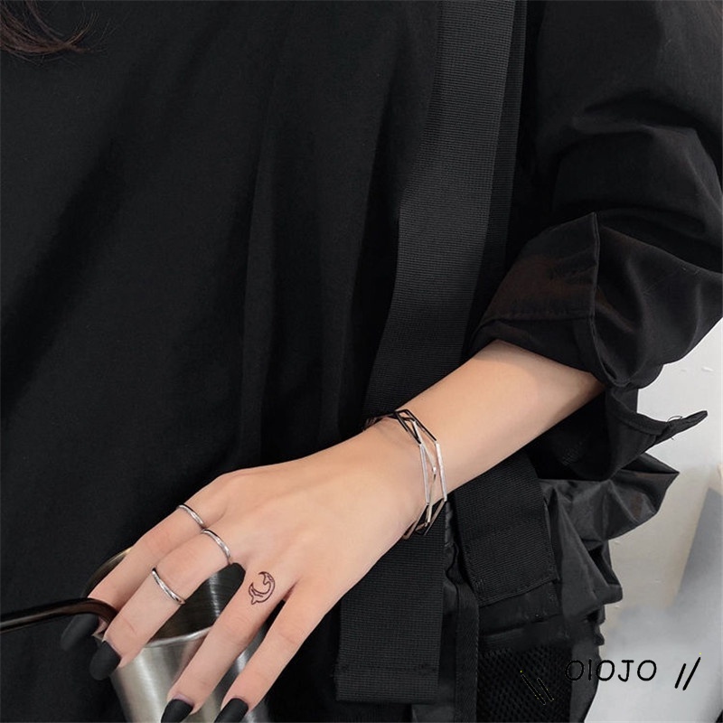 Gelang Paduan Seng Laminasi Gaya Korea Untuk Wanita - ol