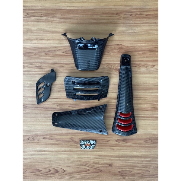 Paket Part Carbon vespa sprint Primavera Part fiber Dasi carbon Vespa Sprint Spakbor Carbon vespa Sp