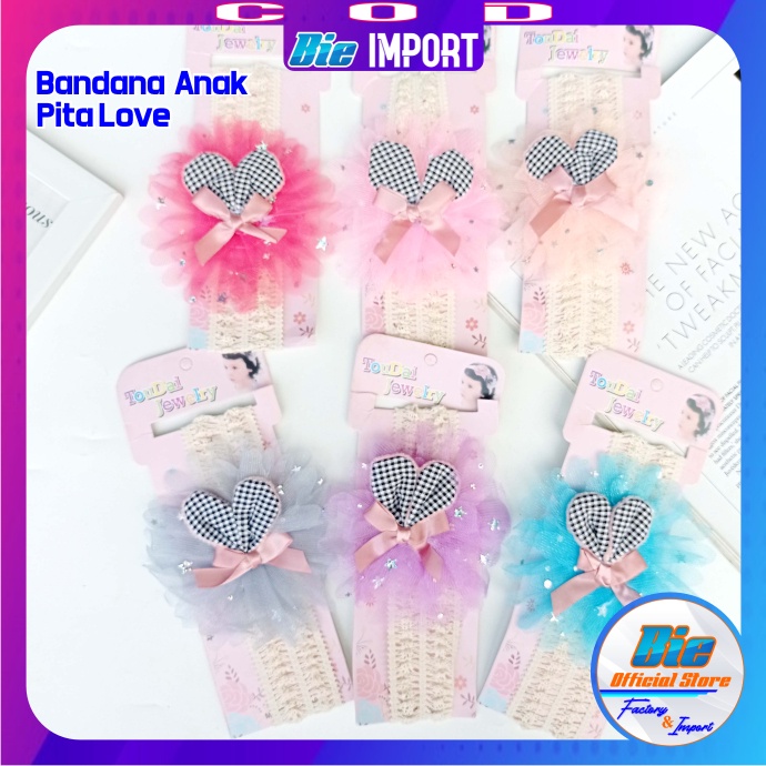 Bandana Anak Karakter Korean Style Impor Best Seller