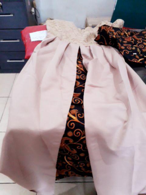 Maura Couple - Sania Ruffle Batik Couple Ori Ndoro Jowi Dnt Garansi Termurah Shopee - Batik Solo