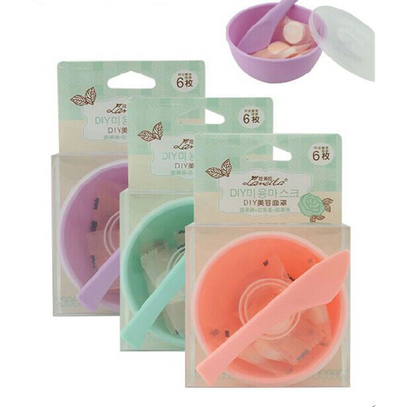 Lameila Mangkok set bonus Masker Muka Kertas 6pcs DD830