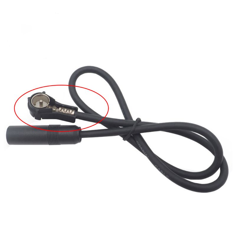 Cre Adaptor Konektor Kabel Aerial ISO Male Untuk Audio Mobil