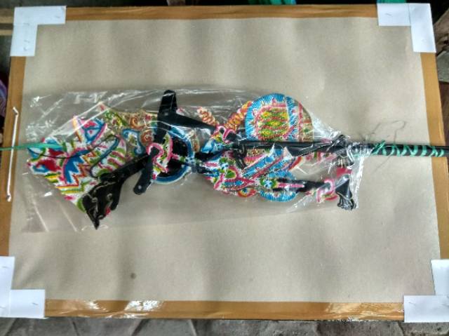 (BISA COD) KERAJINAN WAYANG KULIT PRABU KRESNA UKURAN BESAR 40x20 cm UNTUK DALANG DEWASA - PAJANGAN