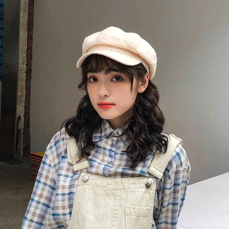 Topi Baret Rusa Kesturi Gaya Hijab Retro Korea Bahan Wol Dewasa Murah Model Baru Berkualitas Sport R