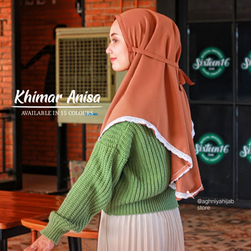 Khimar Anisa/Khimar /Khimar simpel/Khimar simpel ped/Khimar murah/Khimar anisa