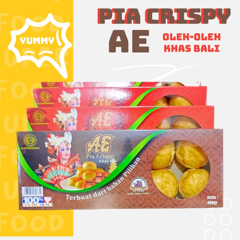 

Pia Crispy AE (isi 10 pcs) Variant rasa Cokelat