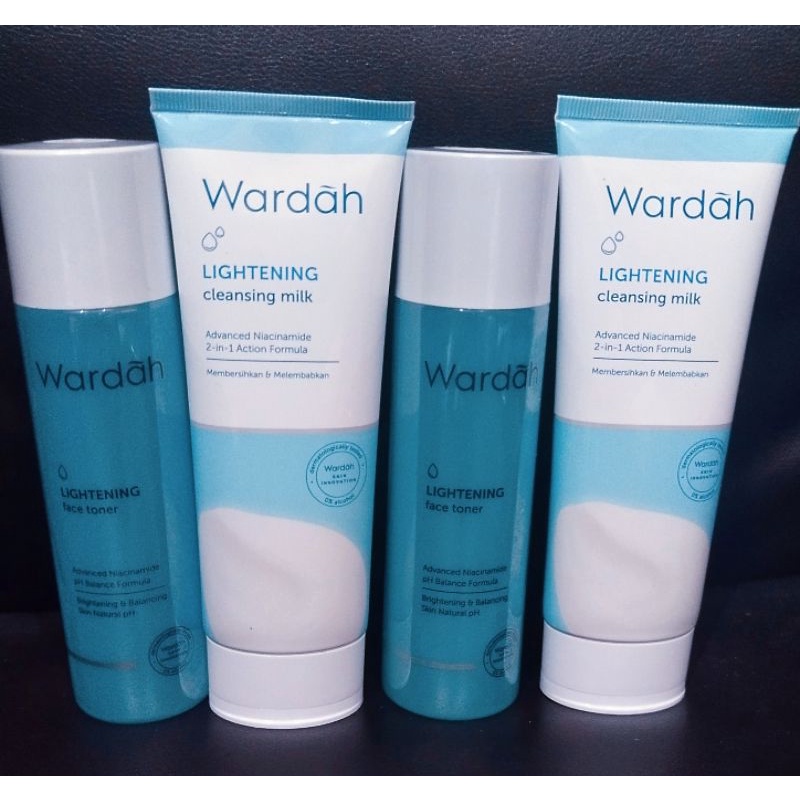 Wardah Milk Cleanser dan Face toner lightening baru ORI
