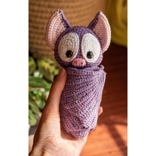 Bat amigurumi kelelawar boneka rajut halloween
