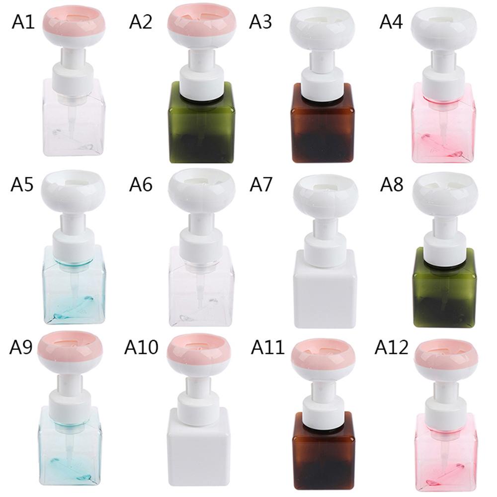 Agustinina Flower Foam Bottle Multiwarna Refillable Bottle Shampoo Foaming Lotions Dispenser Sabun