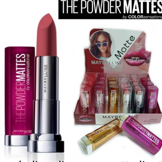 [ ECER ] MAYBELINE LIPSTICK THE POWER MATTE