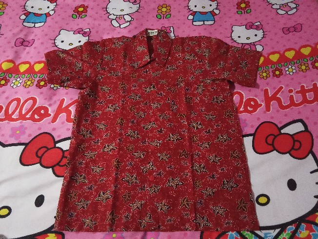Baju Batik Anak Laki Kemeja Batik Anak Hem Baju Cowok Usia 0-14 Tahun Kode Ak-56