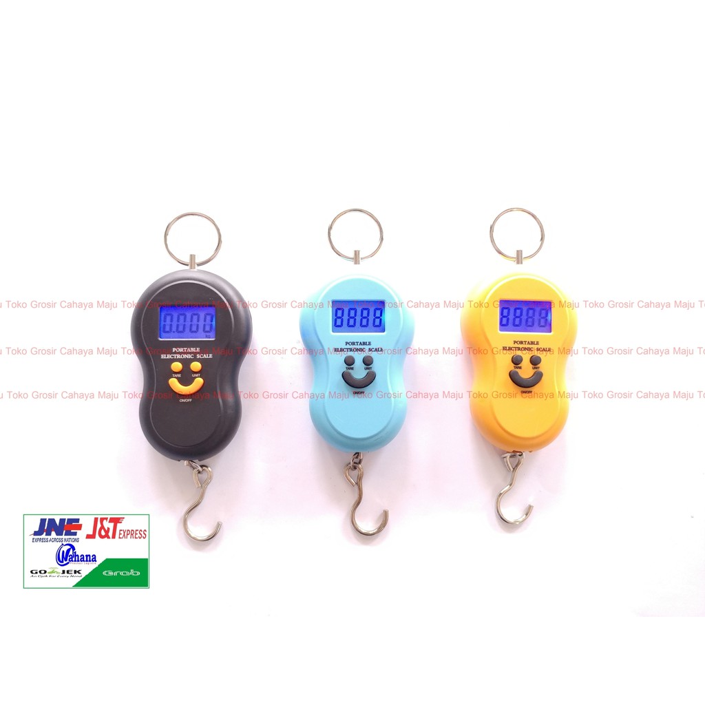 Timbangan Gantung Digital Portable Koper Luggage LAUNDRY 50kg 50 Kg SMILE