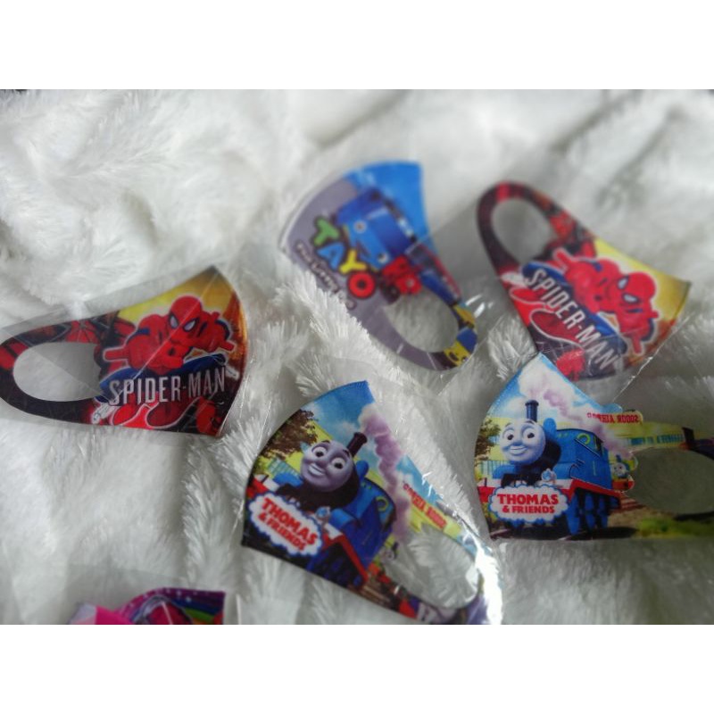 masker scuba anak laki 2pcs random