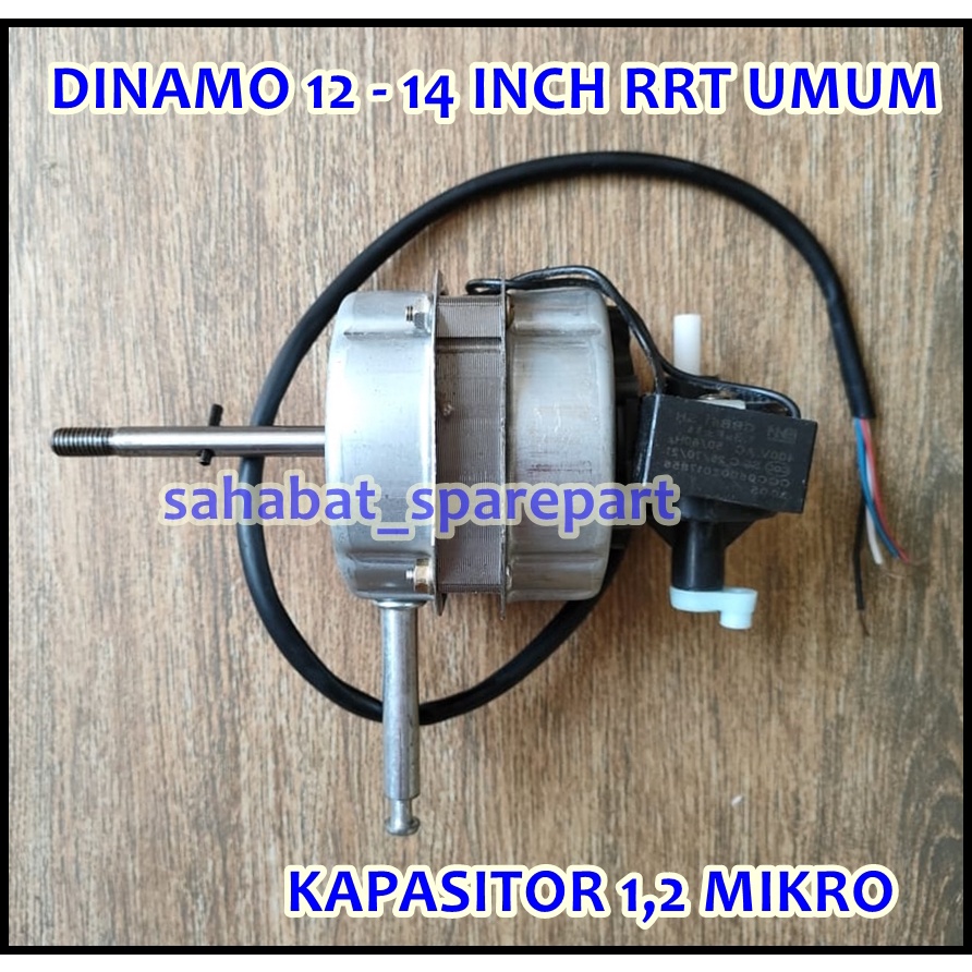 DINAMO KIPAS ANGIN STAND FAN 12 - 14 INCH RRT SANEX GMC MULTI  PANJANG AS 8 CM