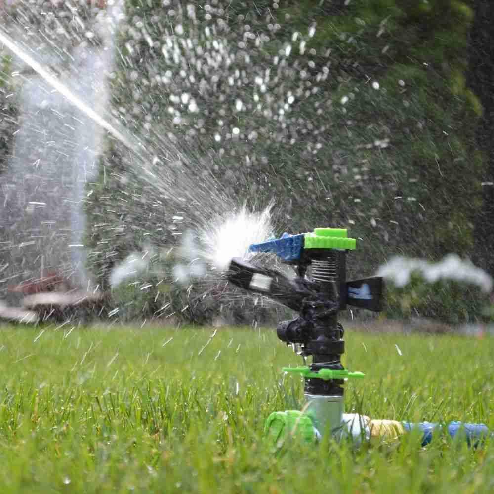 Solighter Garden Sprinkler Taman Rumah 360putar Selang Penyiraman Otomatis Rumput