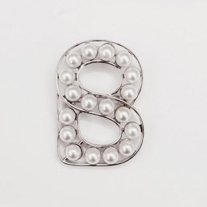 Bros | Buttonscarves Pearl Brooch Original Kualitas Terbaik