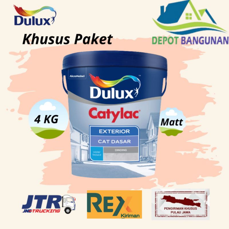 Jual Cat Dasar Tembok Alkali Sealer Dulux Catylac Exterior 4 Kg Paket Shopee Indonesia 4116