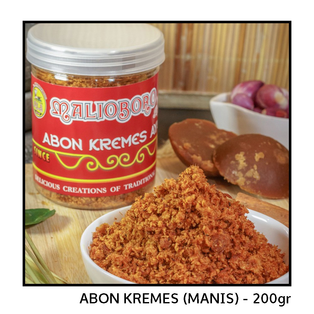 Jual ABON KREMES AYAM OLAHAN AYAM GURIH MALIOBORO MANIS 200 Gr KHAS SOLO Shopee Indonesia