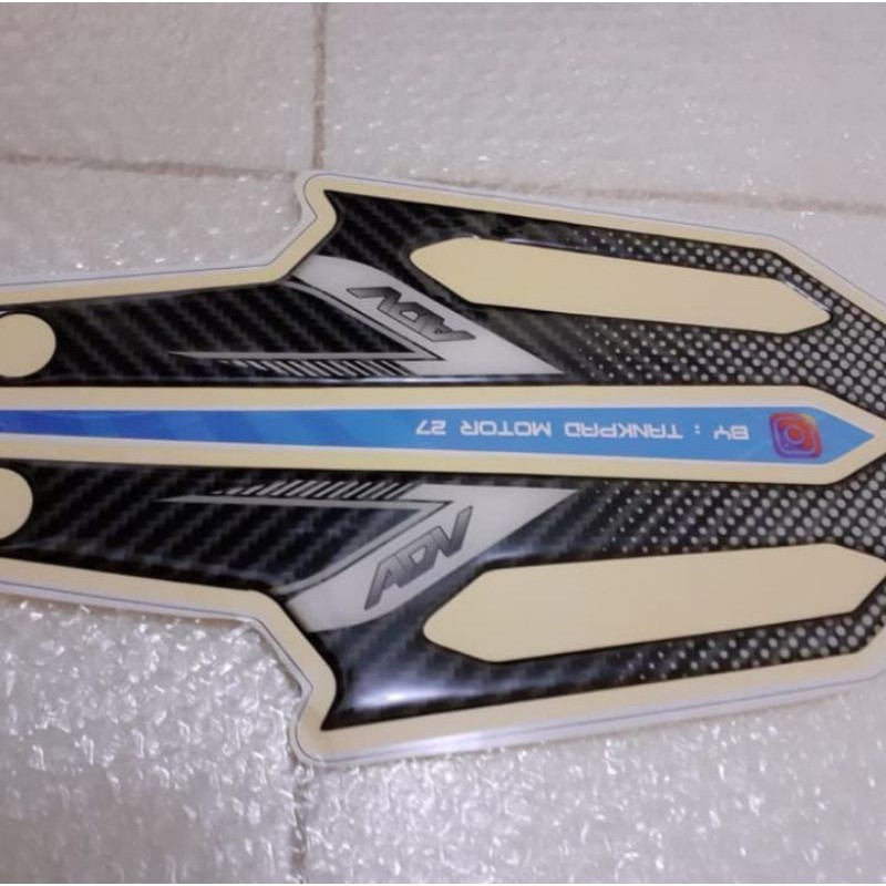 Sticker Stiker Timbul Resin Footstep Honda Adv 150