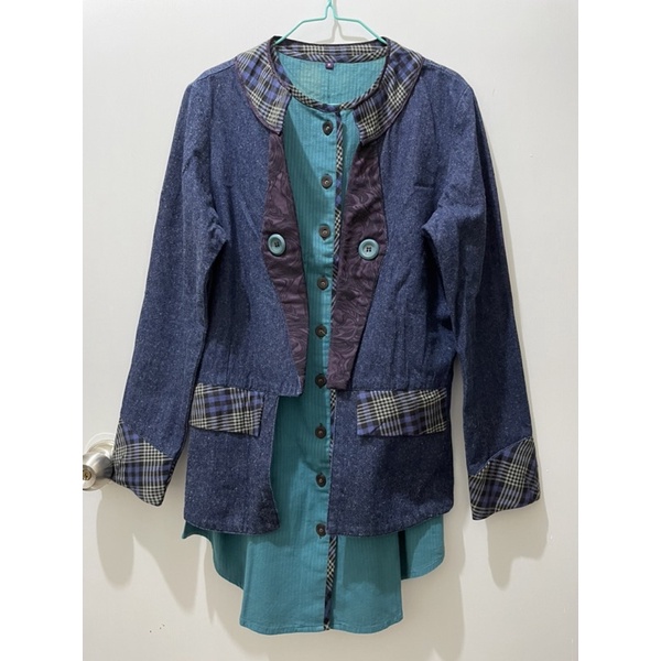 Preloved Tuneeca Blazer Jaket Jeans
