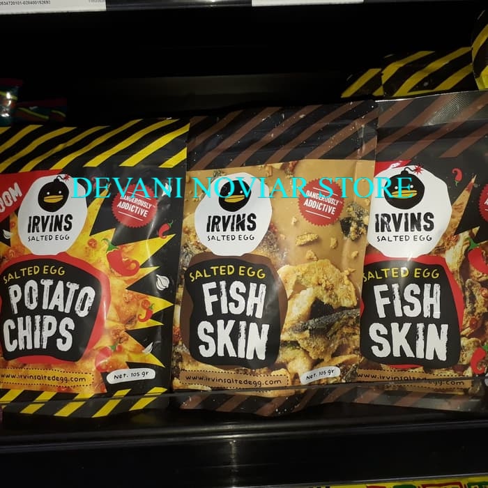 

irvins fish skin all variant105gr