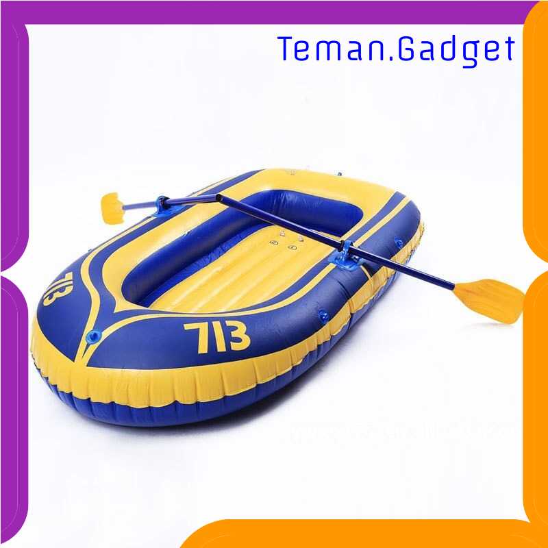 TG - HFD Ezwoo Perahu Karet Inflatable Boat 2 Orang - XC2389