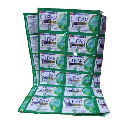 Clear shampo sachet menthol 9ml 1renceng