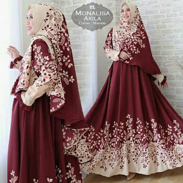 SETELAN GAMIS SYARI BUSUI MAXI DRESS MUSLIM MODERN UKURAN JUMBO FASHION MUSLIMAH MODEL TERBARU