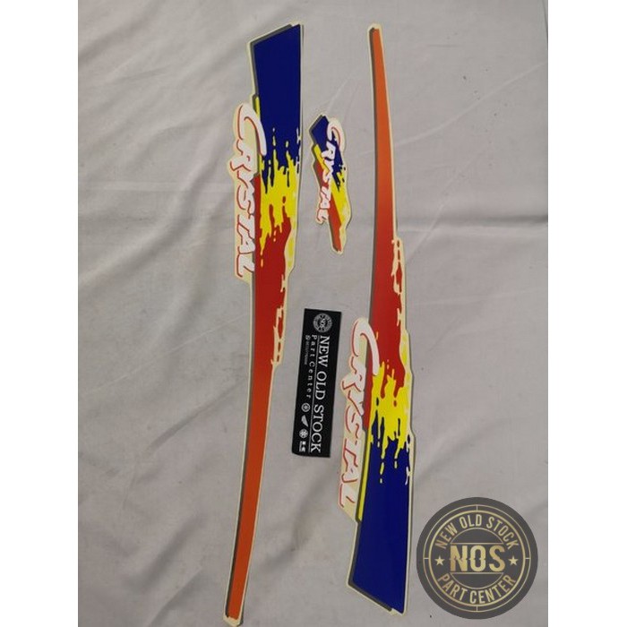 striping sticker suzuki crystal 1993 copy original
