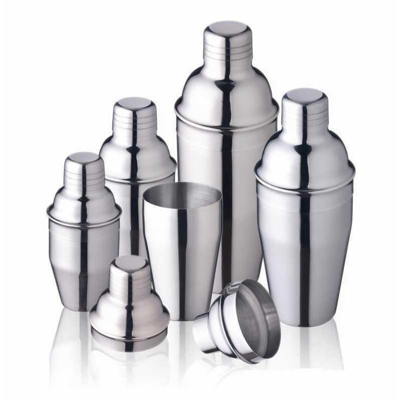 Cocktail Shaker Bartender Boston Style Stainless Steel - JJ60048