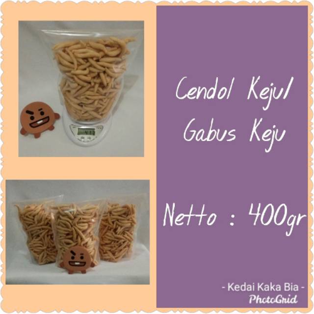 

Gabus Keju / Cendol Keju / Gabus Telur 400gr