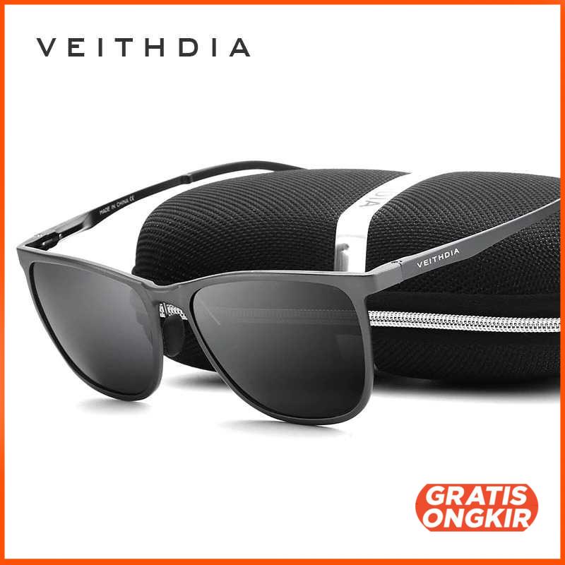 VEITHDIA Kacamata Retro UV Polarized Sunglasses 6623