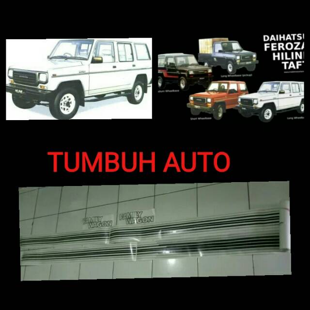 Striping Sticker List Body Daihatsu Taft Hiline Family Wagon
