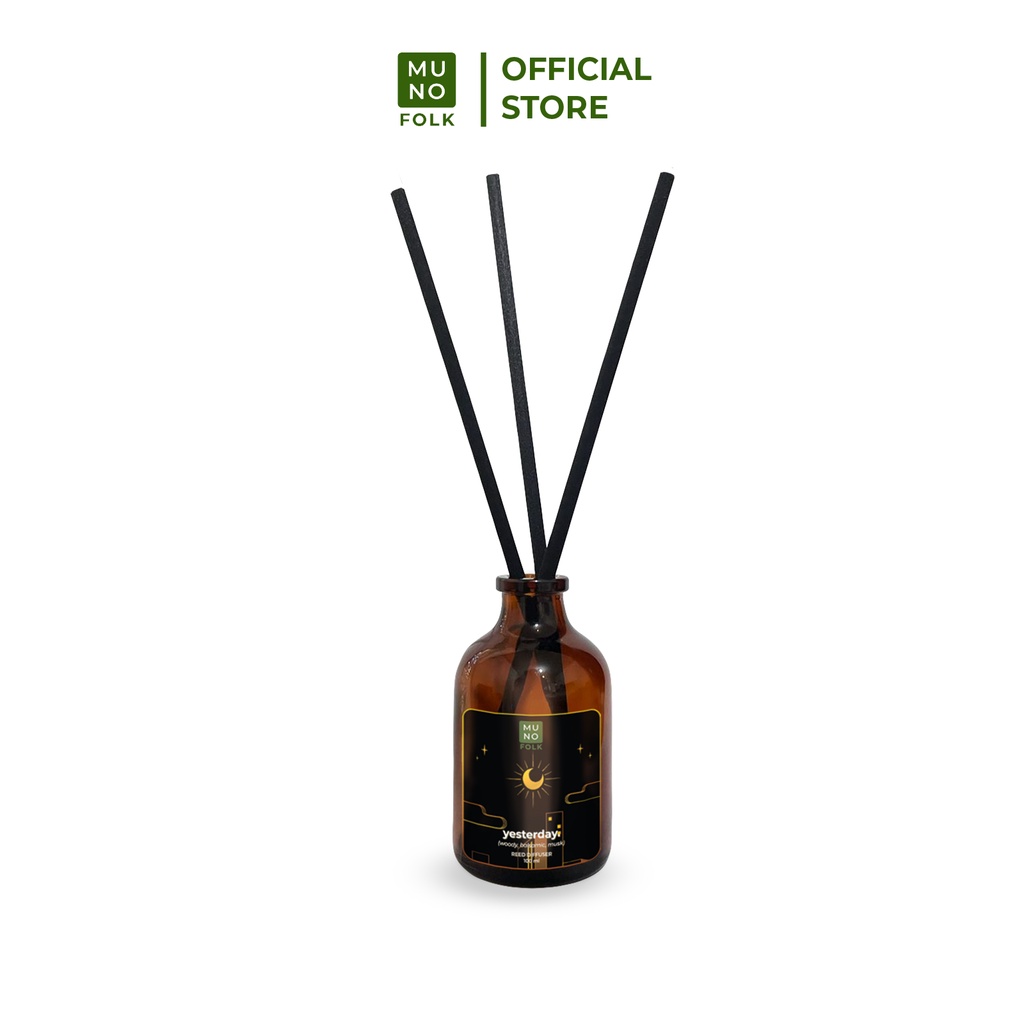 Muno Folk - 100ml Reed Diffuser Aromatherapy | Pewangi Pengharum Ruangan-Yesterday