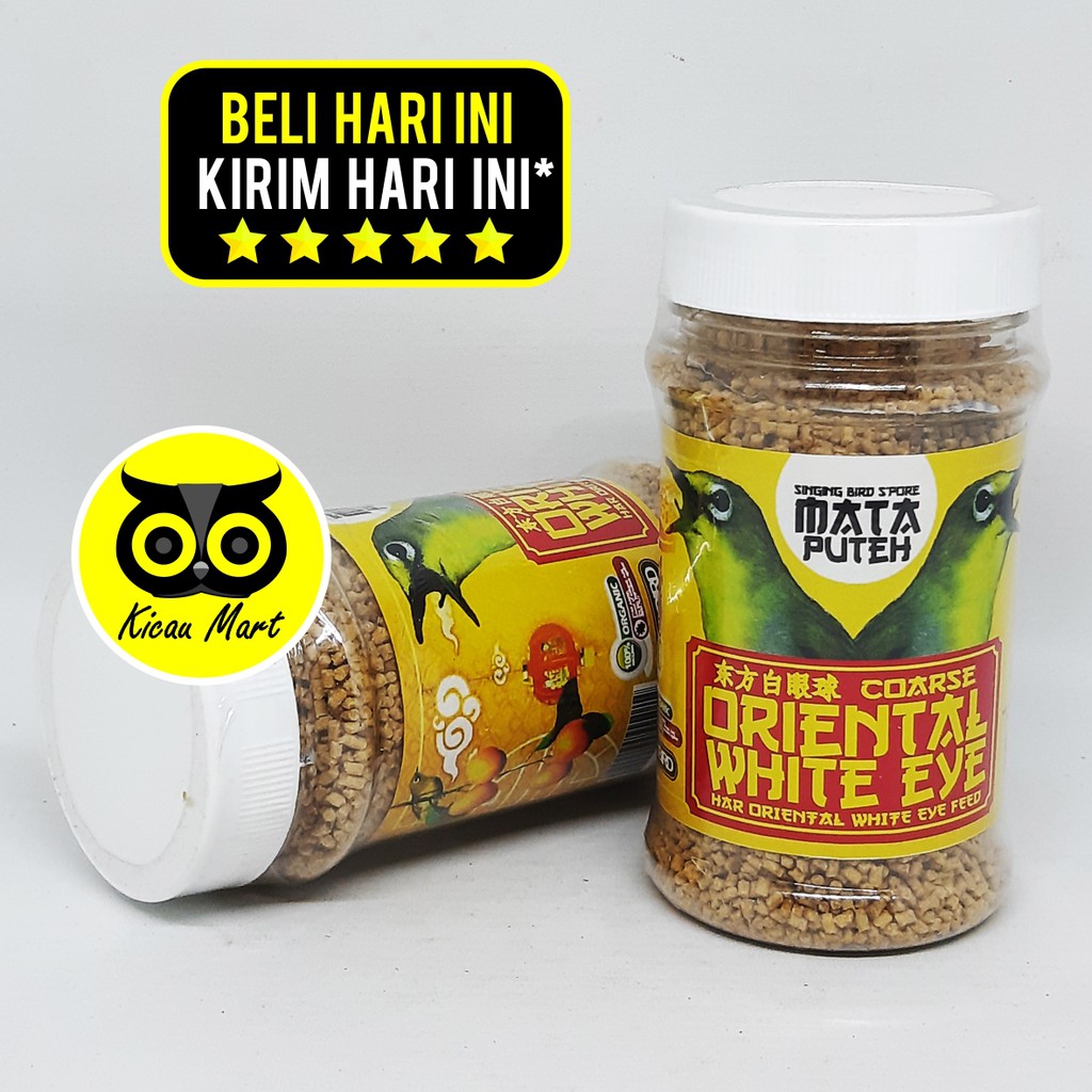 PAKAN MAKANAN HARIAN LOMBA KONTES BURUNG PLECI VOER PUR COARSE MATA PUTEH ORIENTAL PROBIRD PMTMHSR